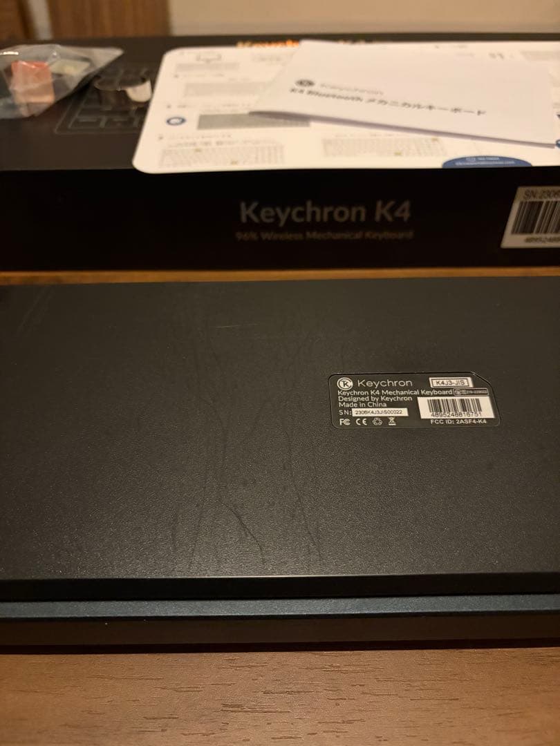 keychron K4 日本語配列 メカニカル 茶軸 Bluetooth