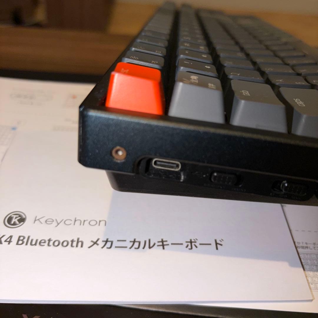 keychron K4 日本語配列 メカニカル 茶軸 Bluetooth