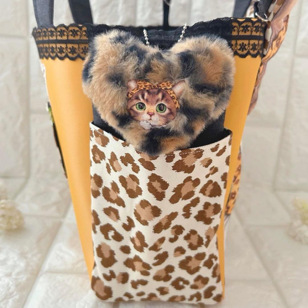 ゆ*ら様 超BIGリトルサンダー　フェイクレザー＆デニム　コヤンイサムチョン　ト