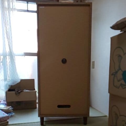 壁面収納 パソコンデスク ダークブラウン