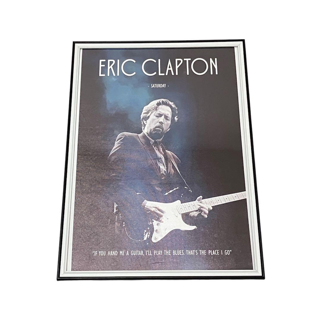 【額縁付き】A2 ポスター ERIC CLAPTON エリッククランプトン