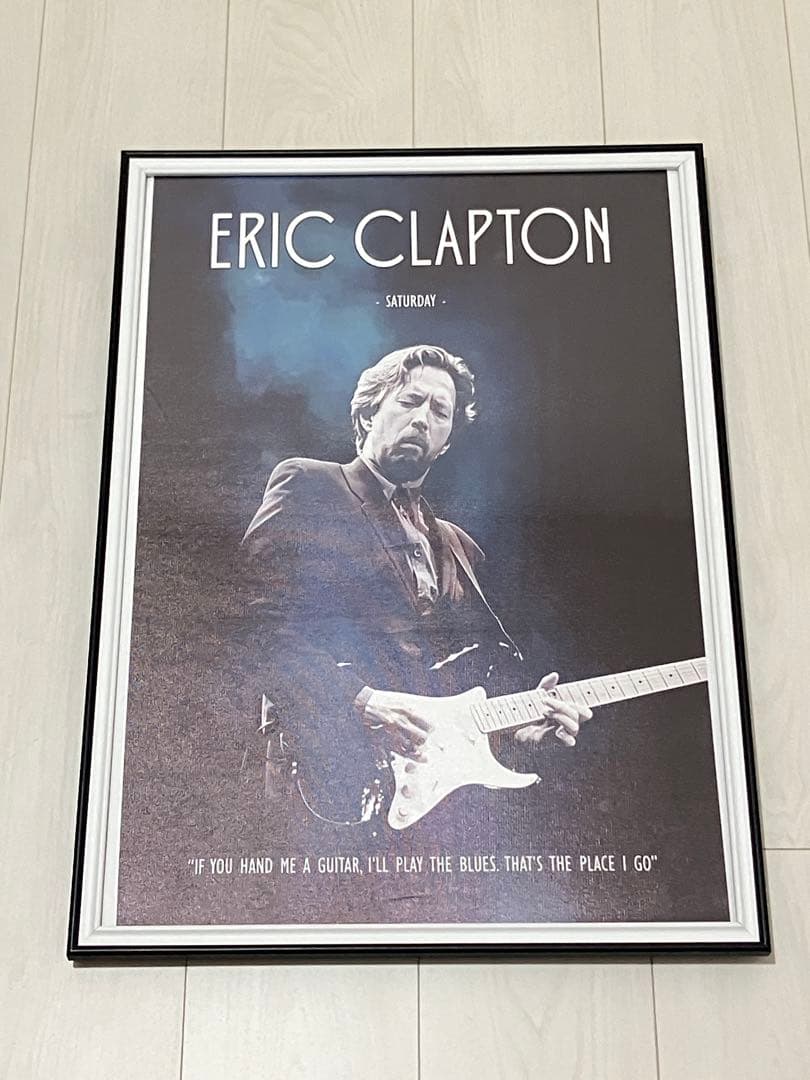 【額縁付き】A2 ポスター ERIC CLAPTON エリッククランプトン