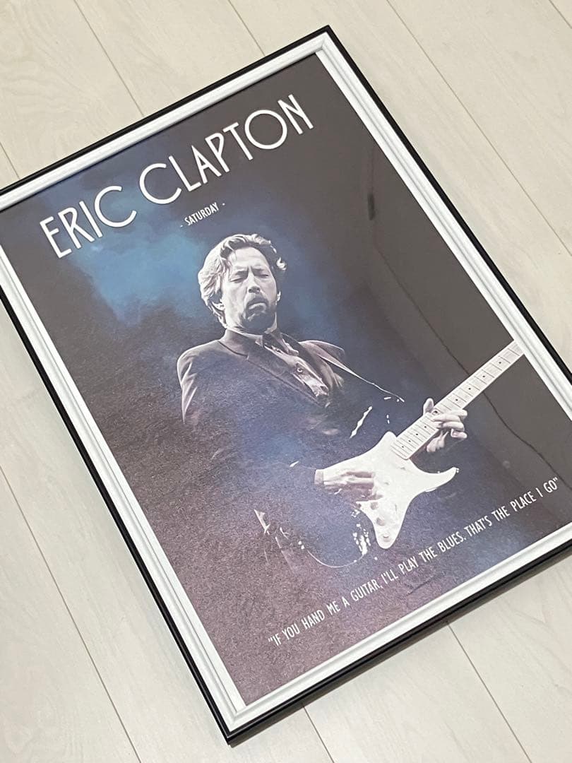 【額縁付き】A2 ポスター ERIC CLAPTON エリッククランプトン