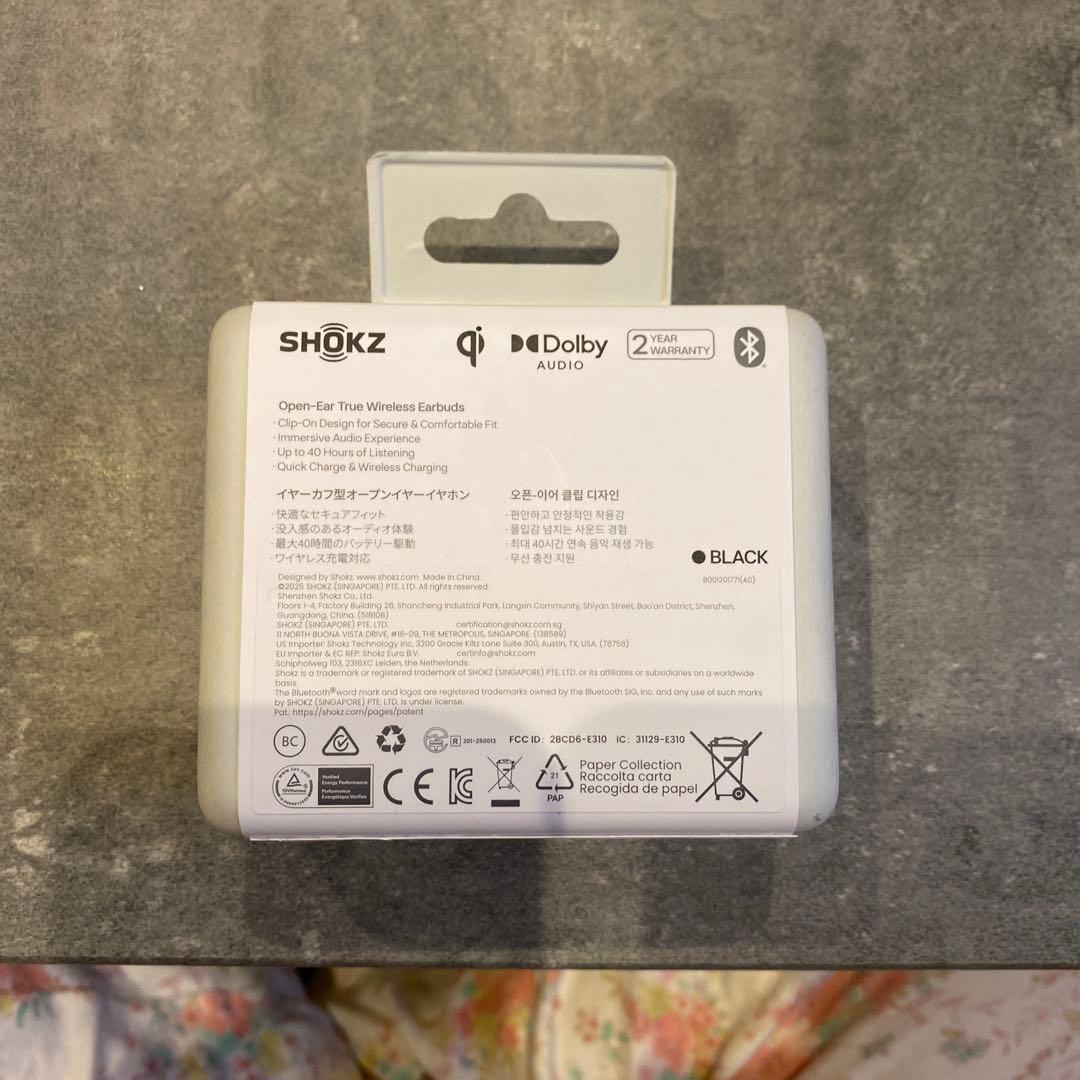 SHOKZ OPEN DOTS ONE ワイヤレスイヤホン