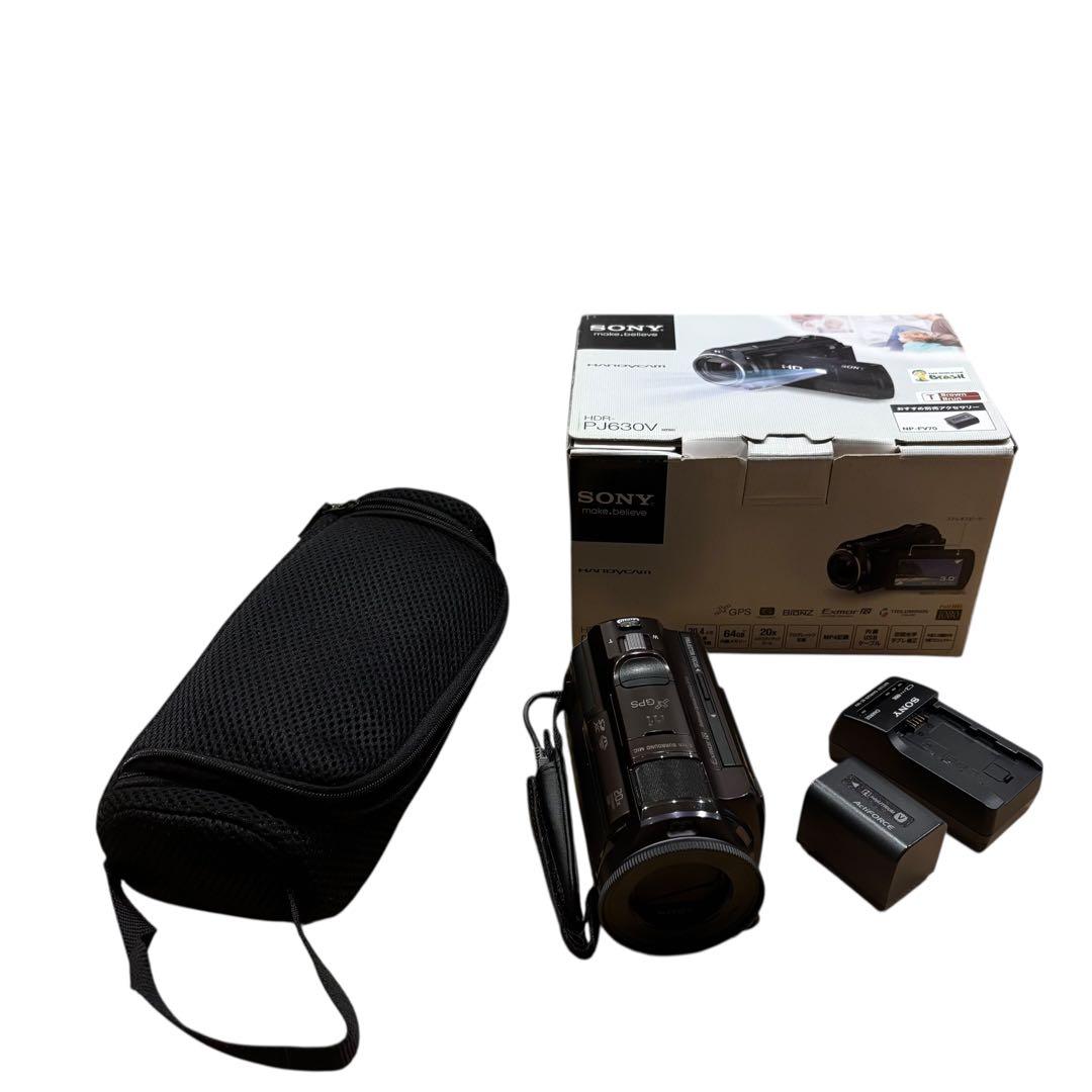 【SONY 】HDR-PJ630J ビデオカメラ 本体　美品　動作確認済