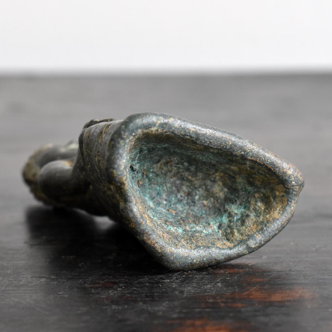 18世紀 東南アジア ラオス 青銅製仏像 /古銅/鋳造/金銅仏/ブッダ/タイ