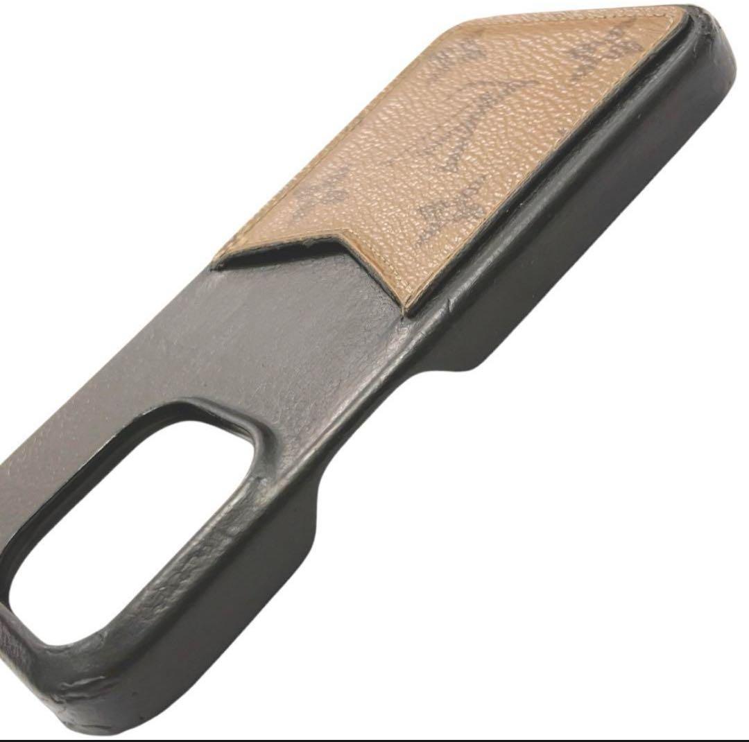 美品鑑定済み本物Louis Vuitton iPhone14Pro用レザーケース