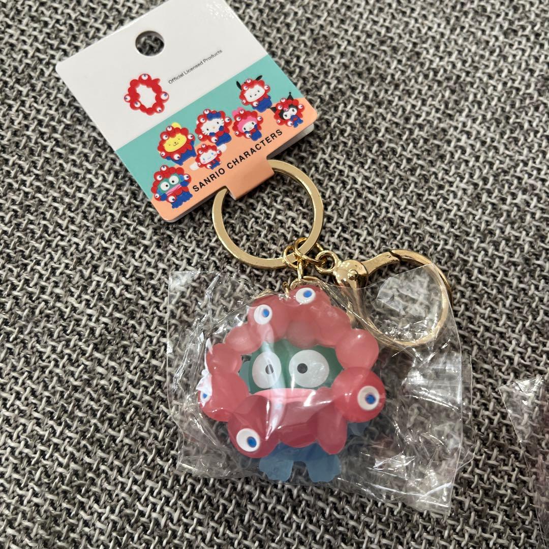 ミャクミャクサンリオクリアキーホルダー 4個セット