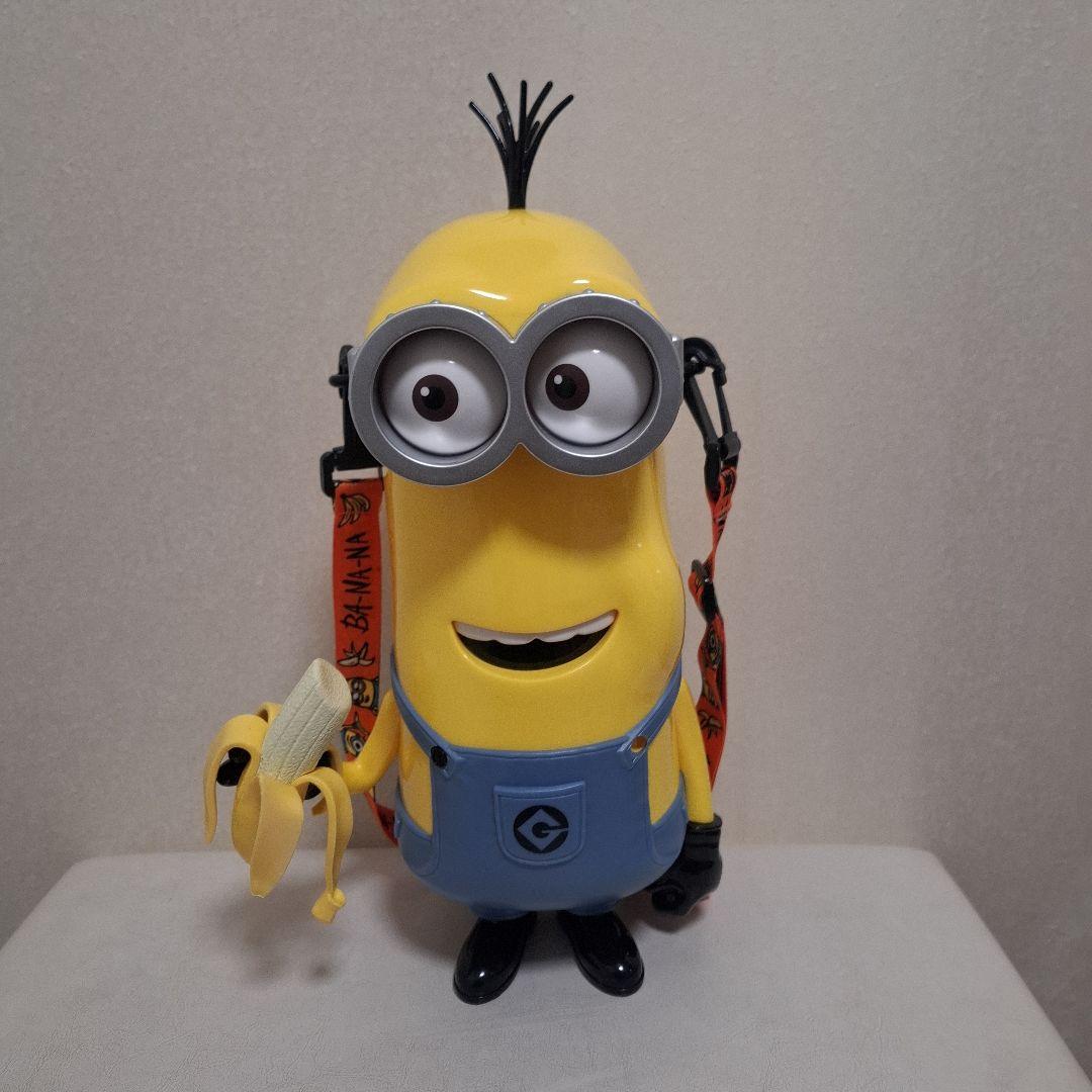 USJ ポップコーンバケツ　ミニオン　スヌーピー　ストラップ付き