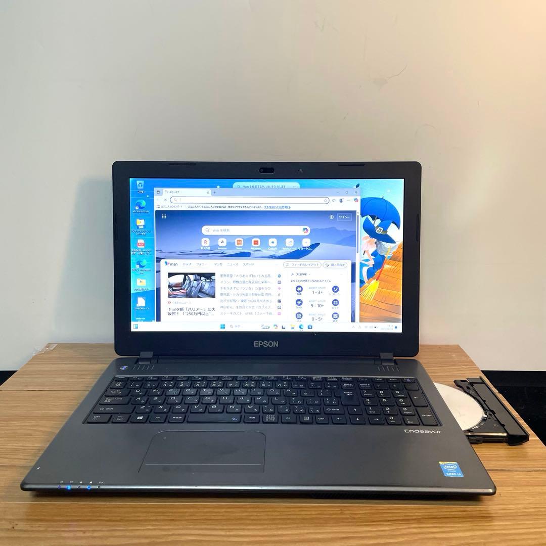 すぐ使える設定済みi5 SSD ノートPCカメラWindows11オフィスDVD