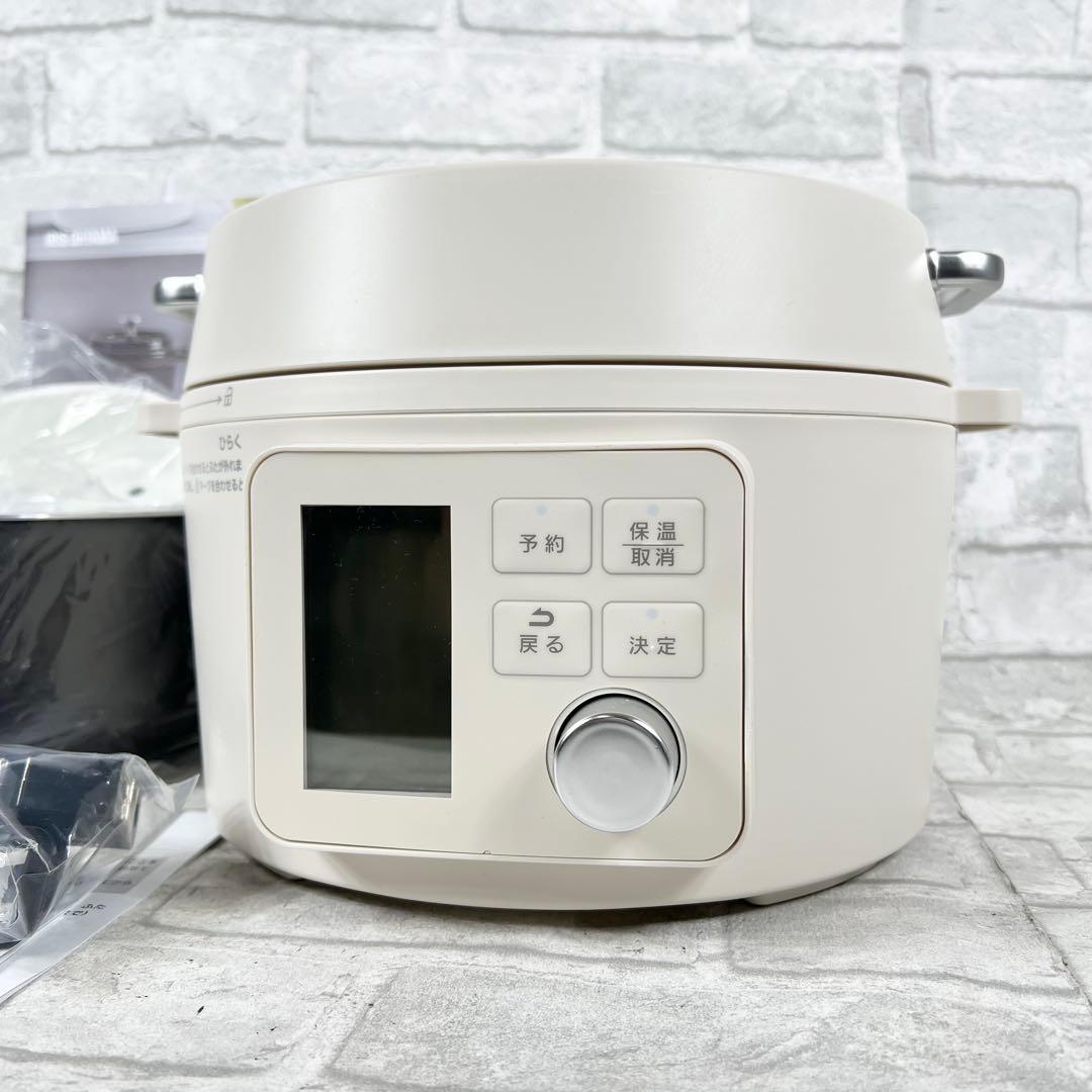 アイリスオーヤマ 電気圧力鍋 3L 液晶タイプ PMPC-MB3 ホワイト