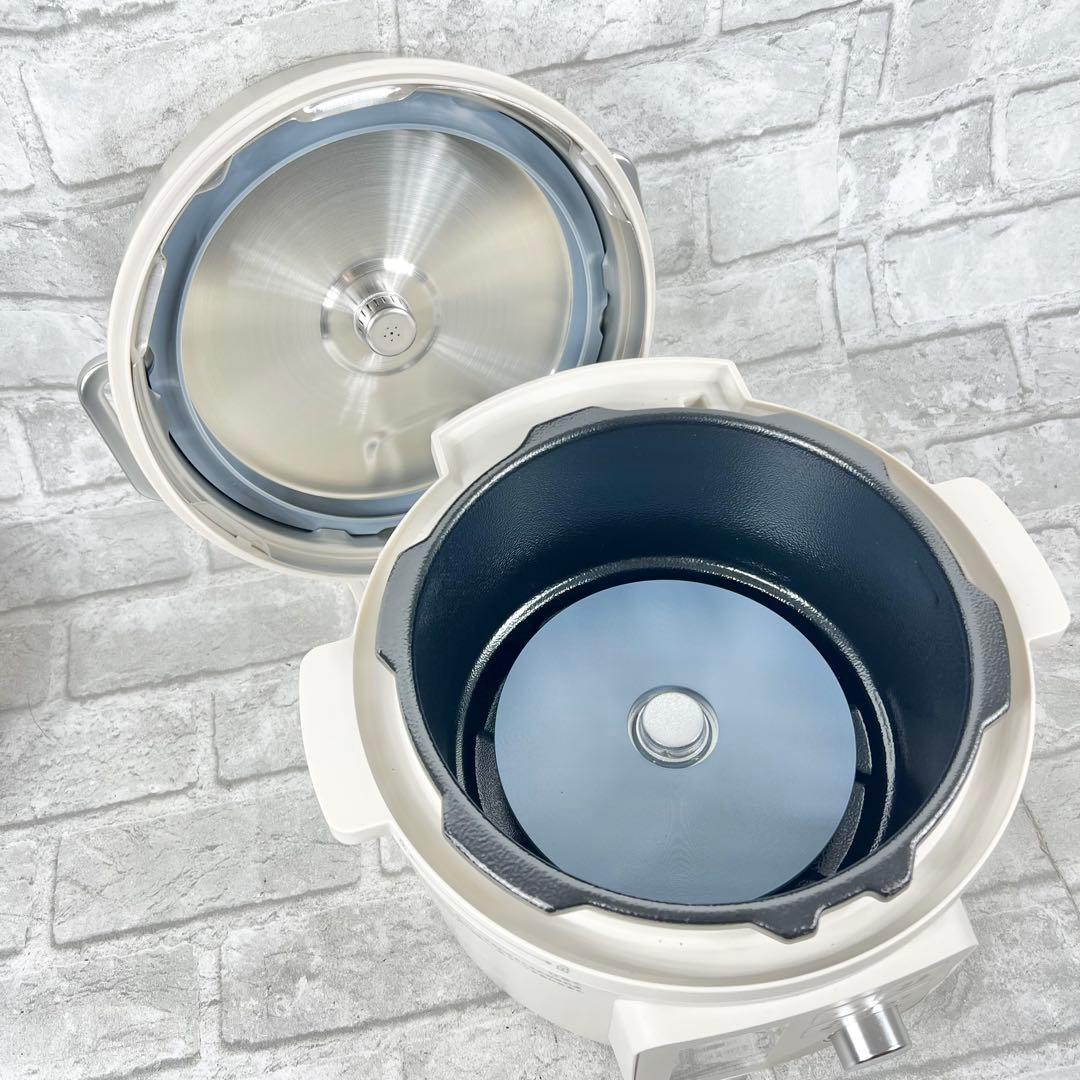 アイリスオーヤマ 電気圧力鍋 3L 液晶タイプ PMPC-MB3 ホワイト