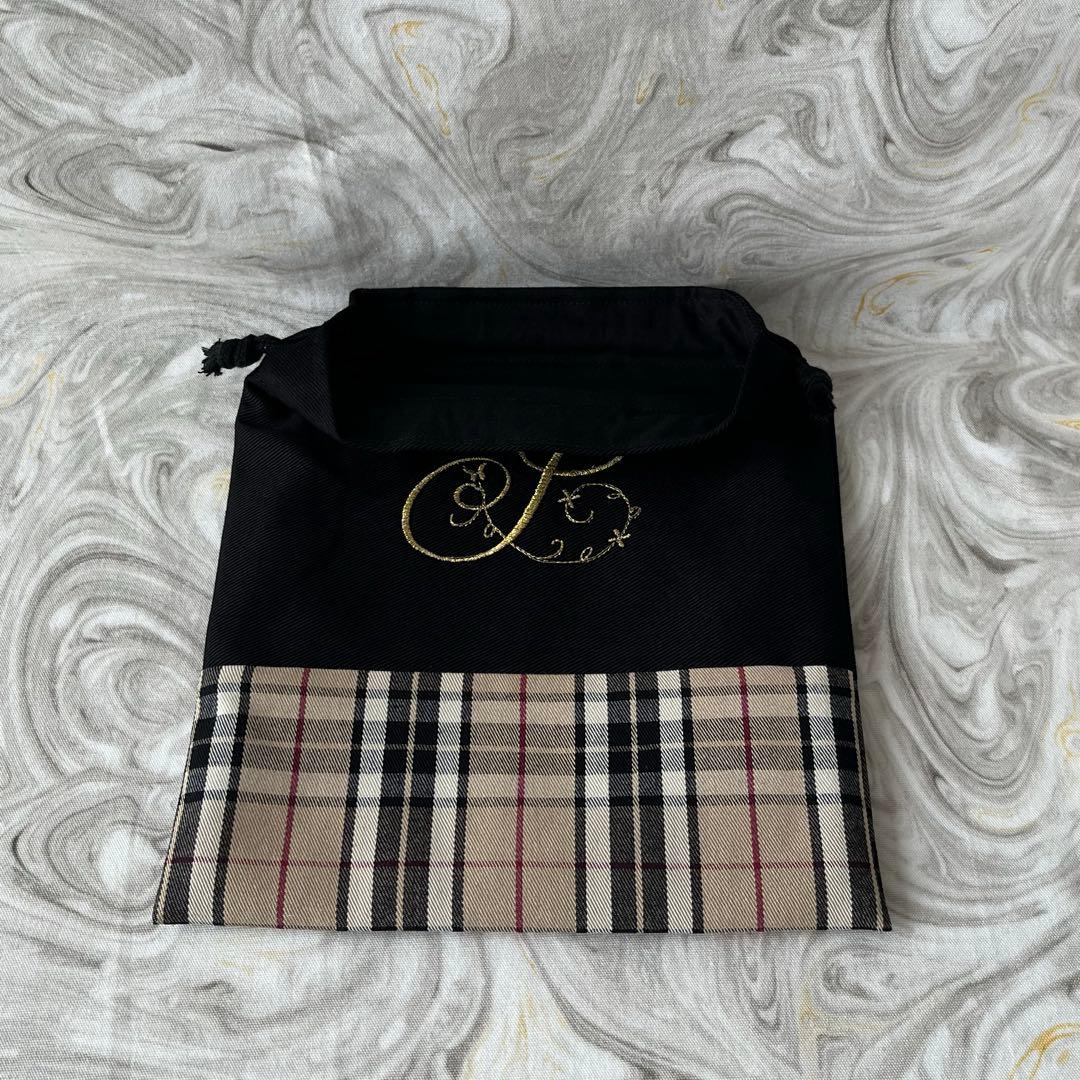 オーダー商品　イニシャル　お名前刺繍入り　入学、入園4点セット☆