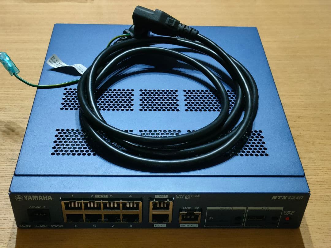 YAMAHA ヤマハ ギガアクセスVPNルーター RTX1210