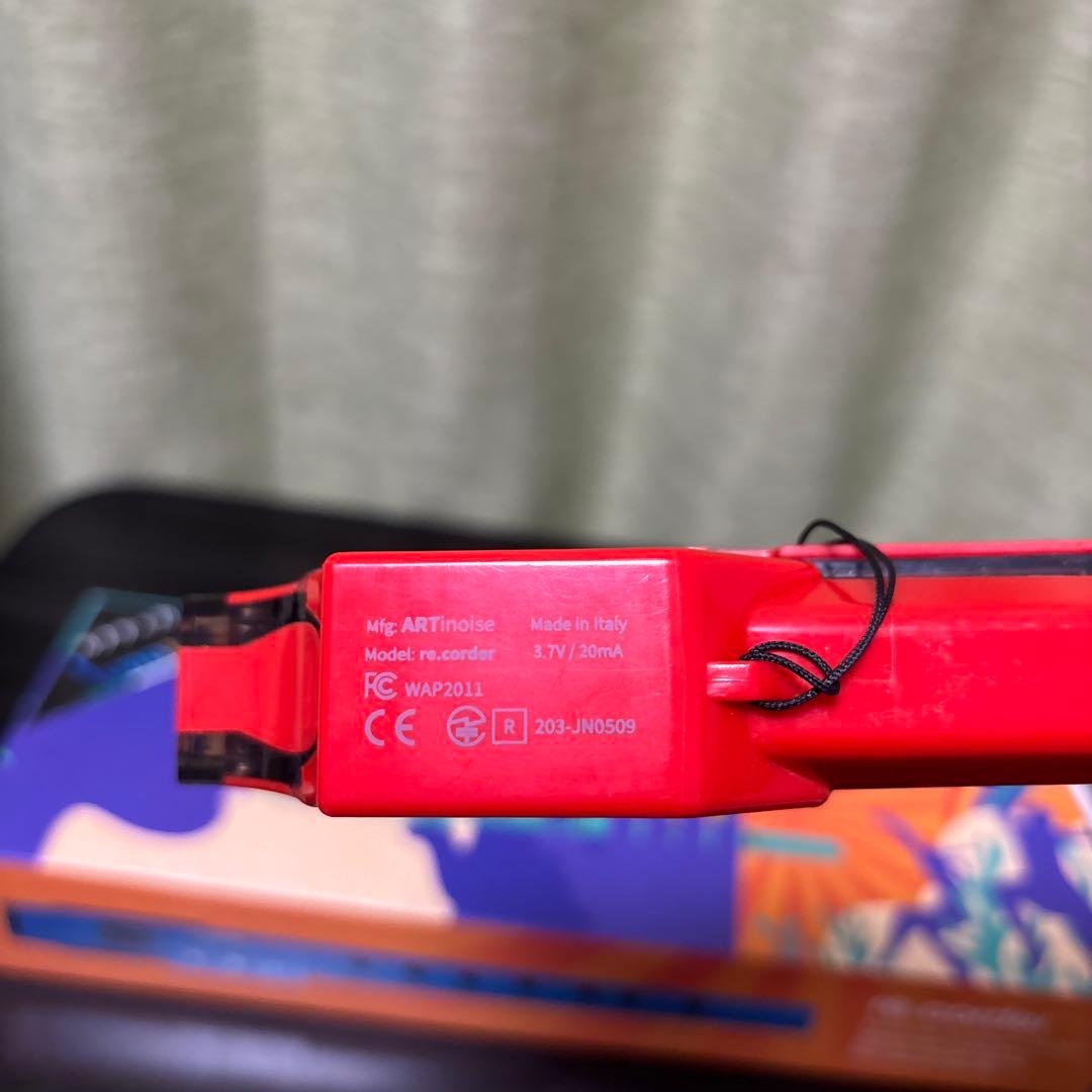 ルナティカ　電子リコーダー　re.corder 赤