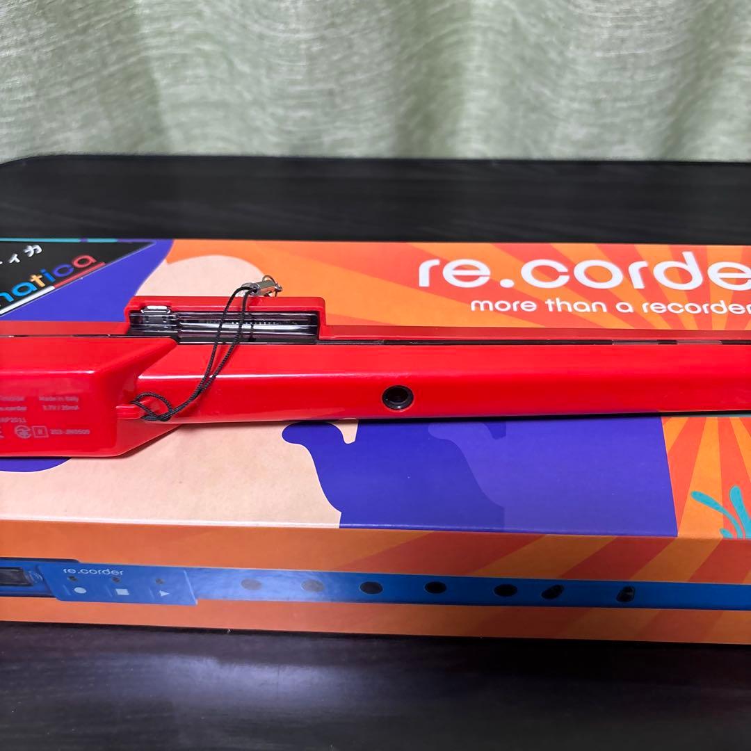 ルナティカ　電子リコーダー　re.corder 赤