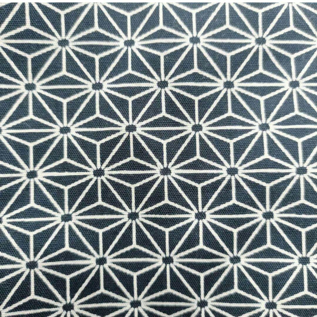 バンブー手提げ　麻の葉紋様　　和柄バッグ　お祭りバッグ　神輿　祭り用品