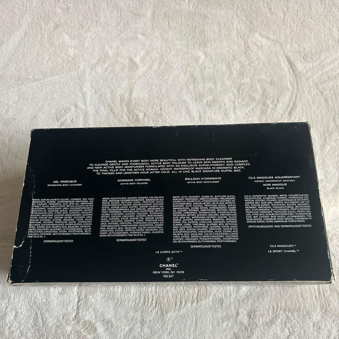 美品　CHANEL シャネル ジムバッグ 巾着バッグ　箱付き