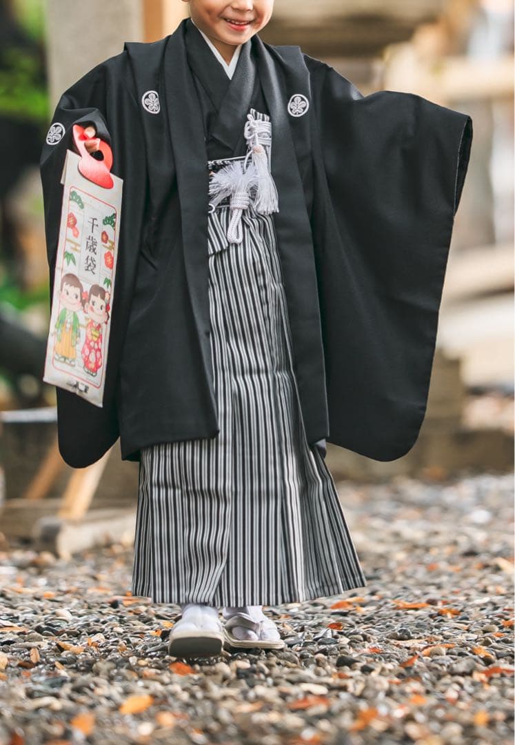 5歳　紋付袴セット　男の子