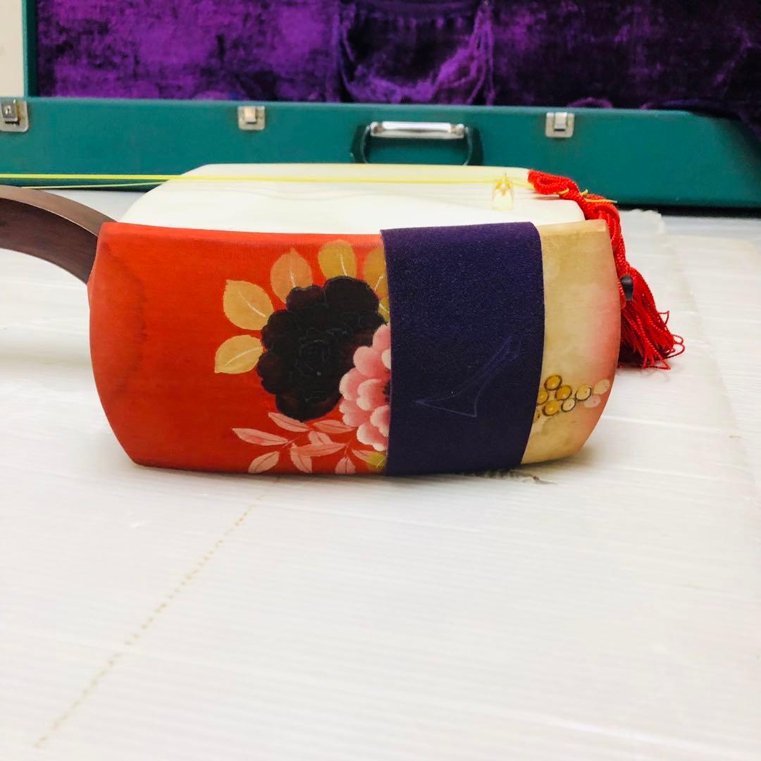 I64ジャンク品！和楽器 三味線 撥 ハードケース付き