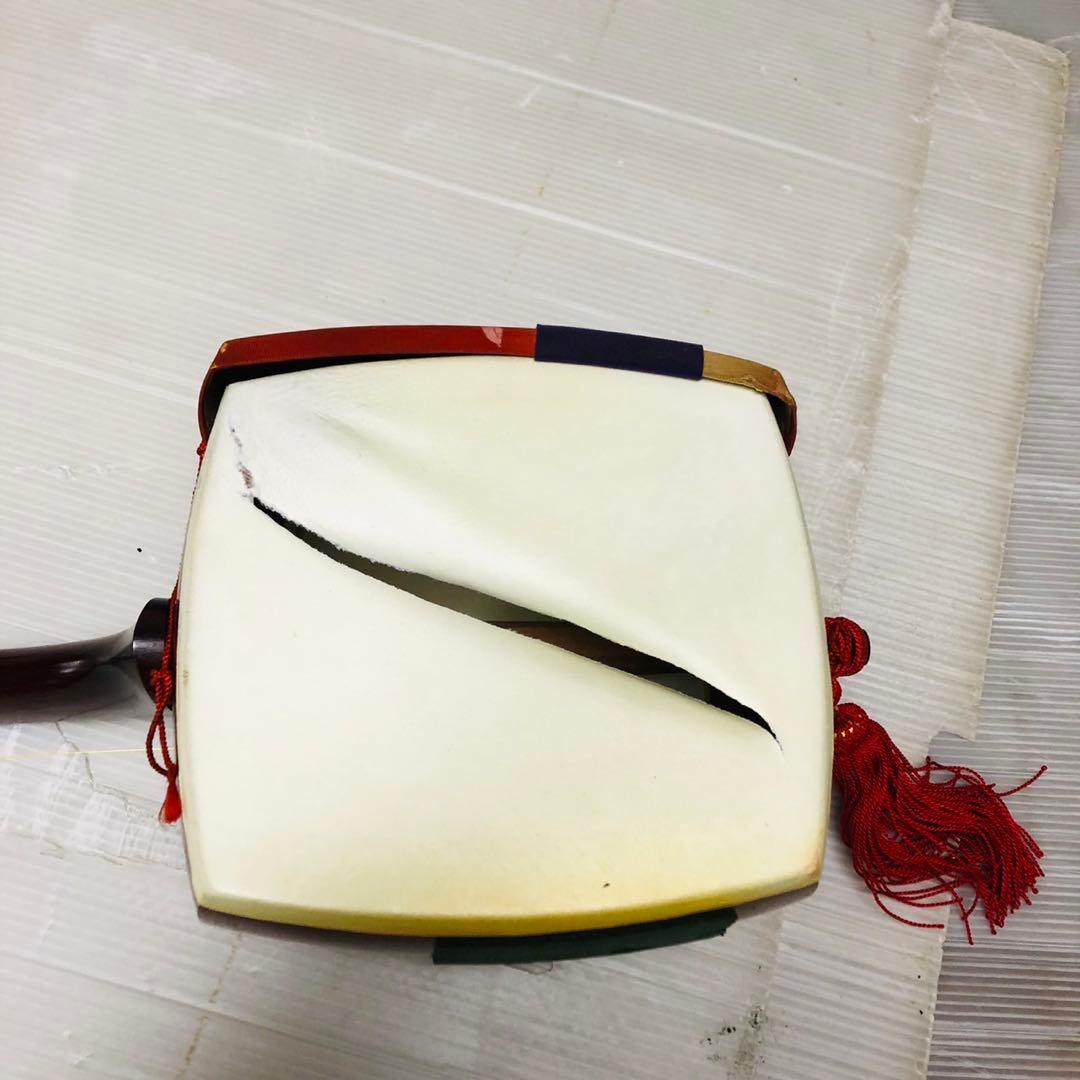I64ジャンク品！和楽器 三味線 撥 ハードケース付き