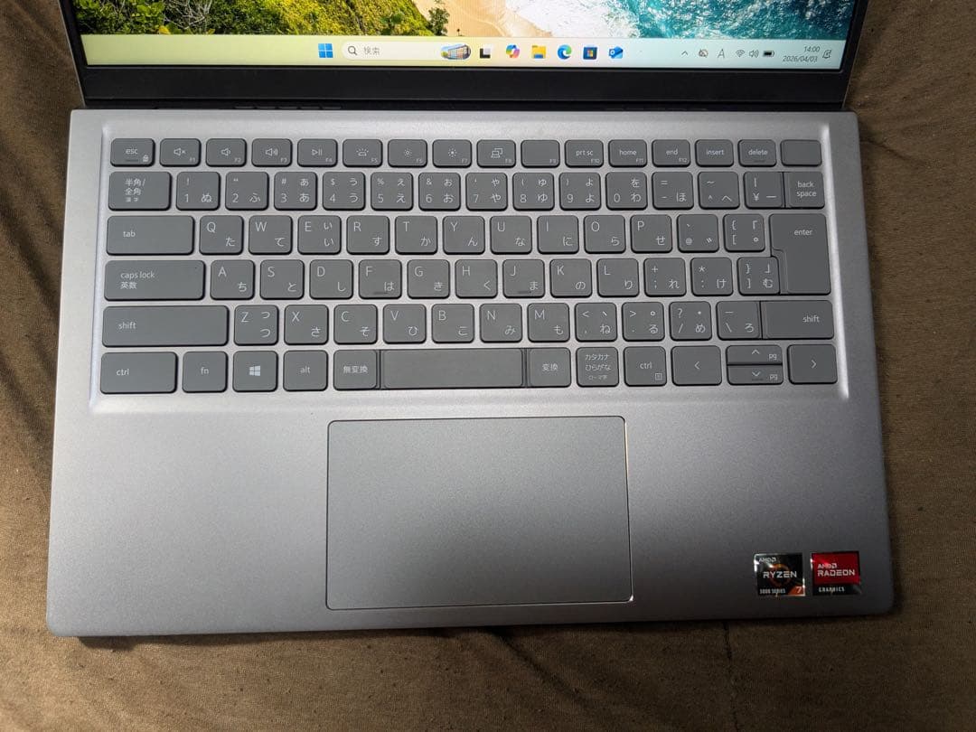 Windowsノート本体 Dell Inspiron 5415 ryzen 5700U 8GB 512GB