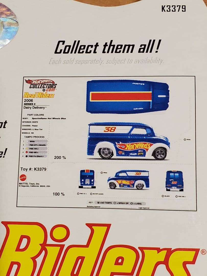 ホットウィール Dairy Delivery Real Riders