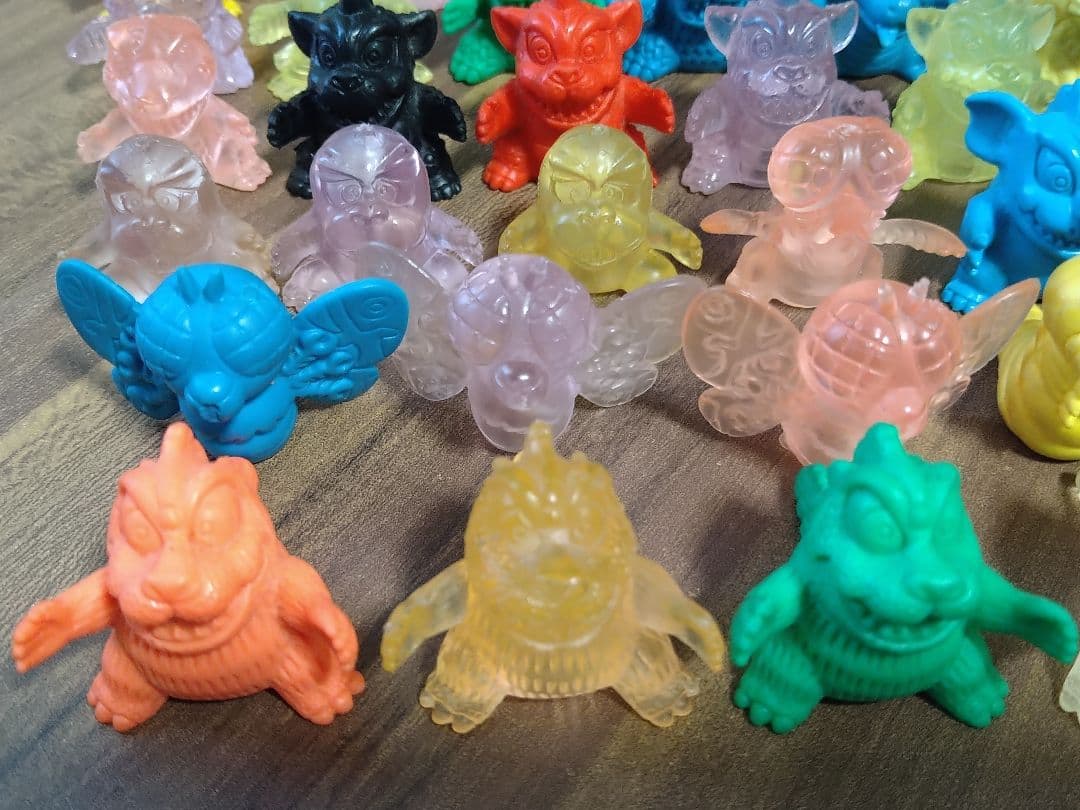 【当時物】ガシャポン ゴジラ怪獣軍団 63体セット