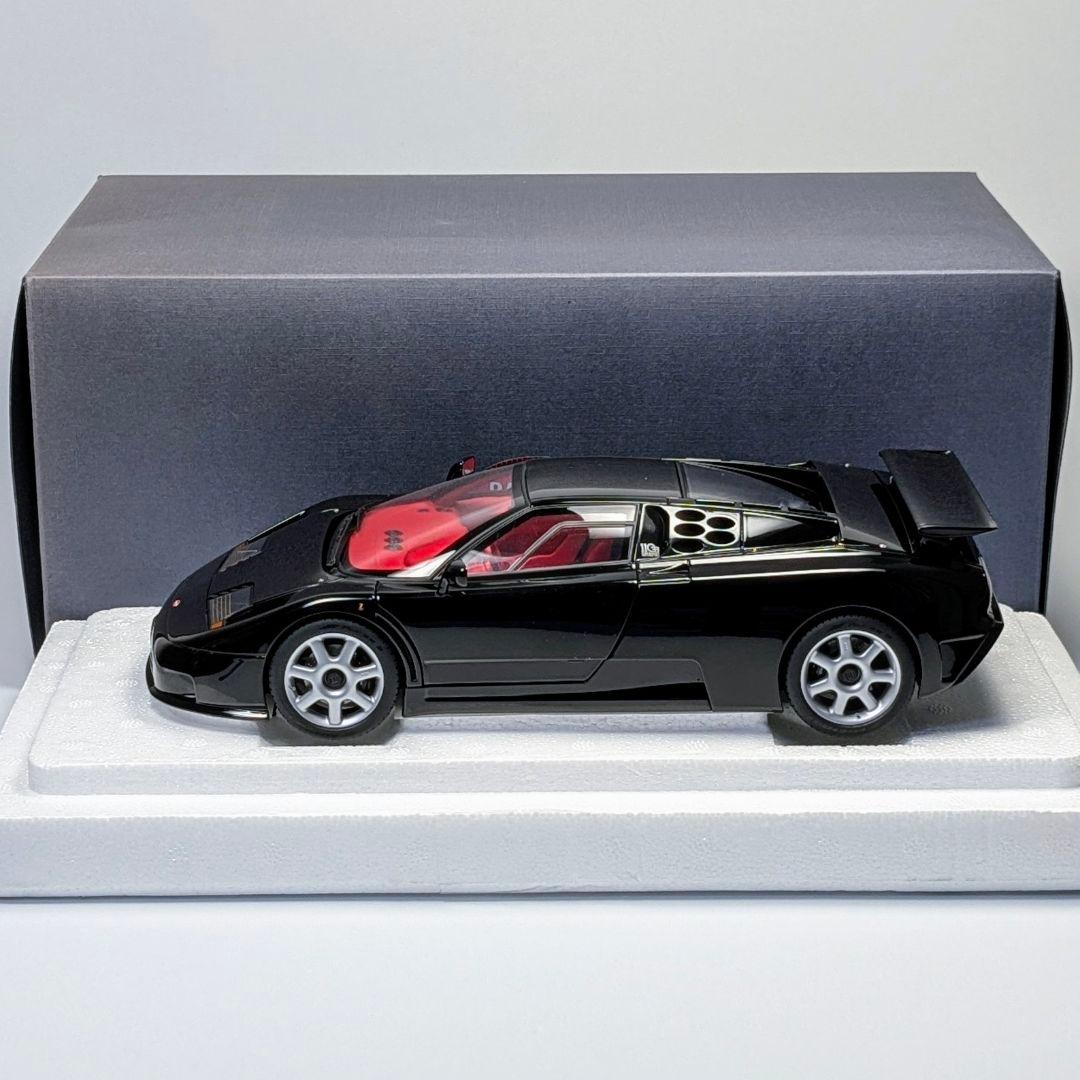 オートアート 1/18 ブガッティ EB110 SS ブラック 70919