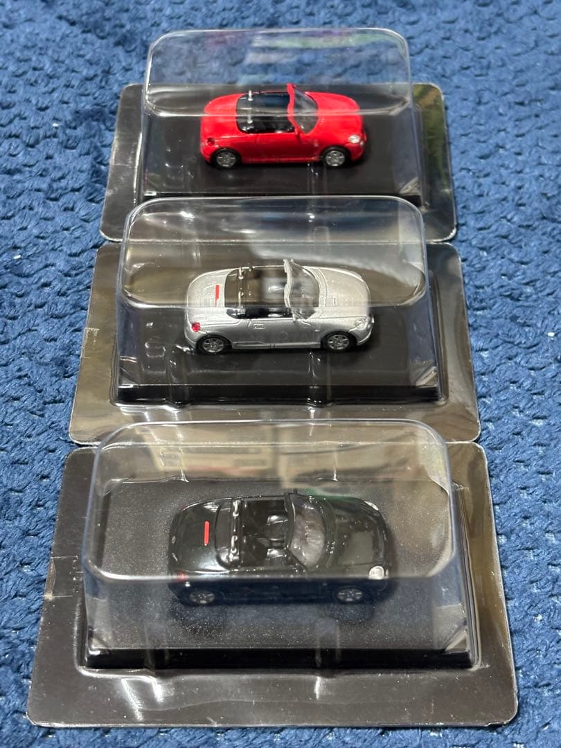アオシマ 1/64 DAIHATSU Copen コペン ミニカー 3台セット