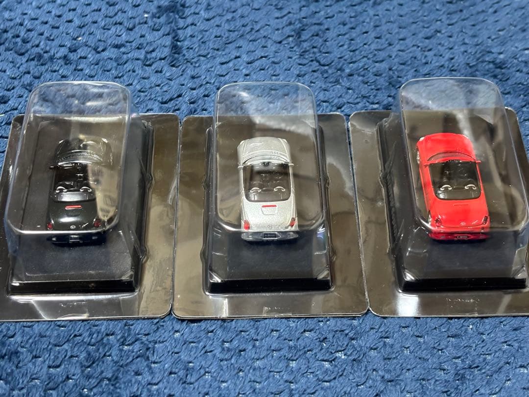 アオシマ 1/64 DAIHATSU Copen コペン ミニカー 3台セット
