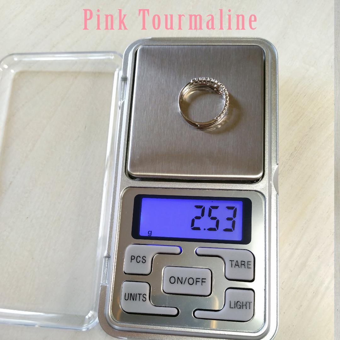 Pt ピンクトルマリン 0.149ct ルビー リング 【新品】ソ付