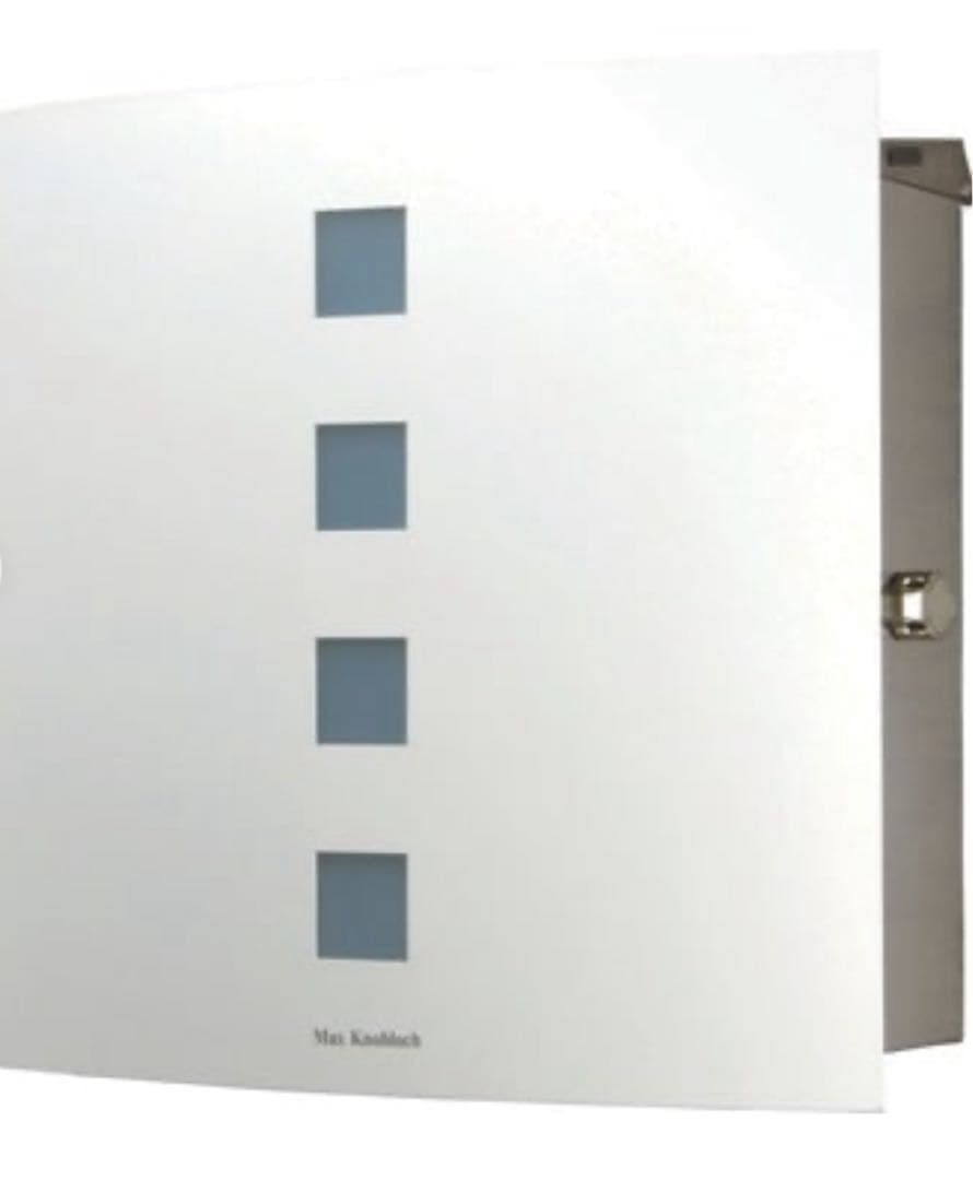 ドイツ製 Max Knobloch ホワイト郵便受け