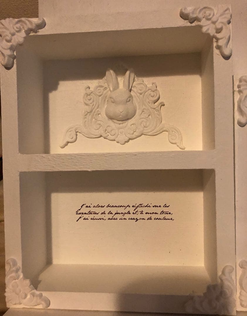 mymero❤️２段シェルフ　うさぎと薔薇シリーズ　2個セット　ブライス