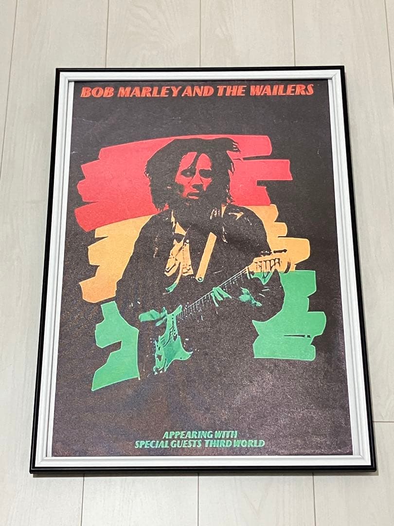 【額縁付き】A2 ポスター ボブマーリー ラスタカラー