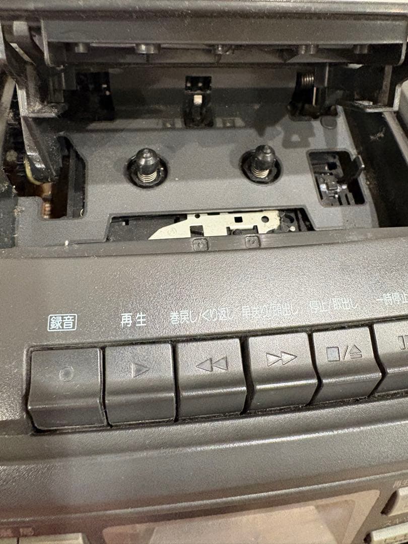 パナソニックRX-DS17 ポータブル ステレオ　ラジカセ　黒