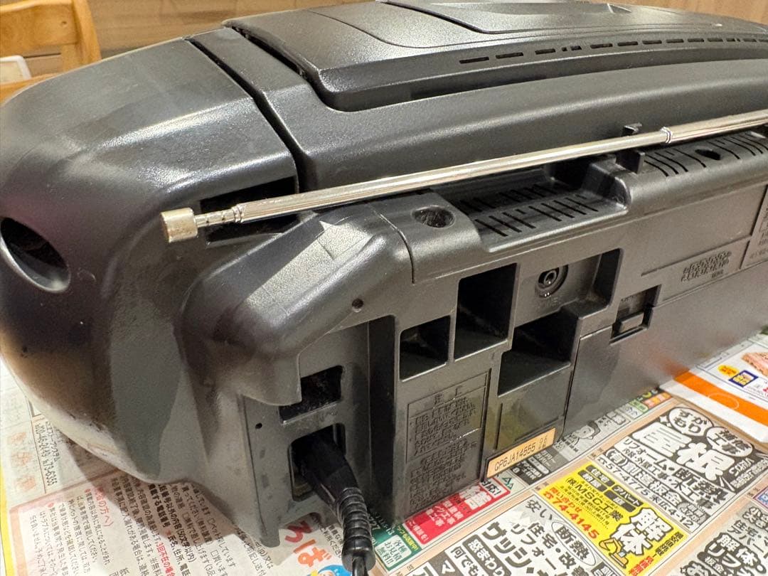 パナソニックRX-DS17 ポータブル ステレオ　ラジカセ　黒