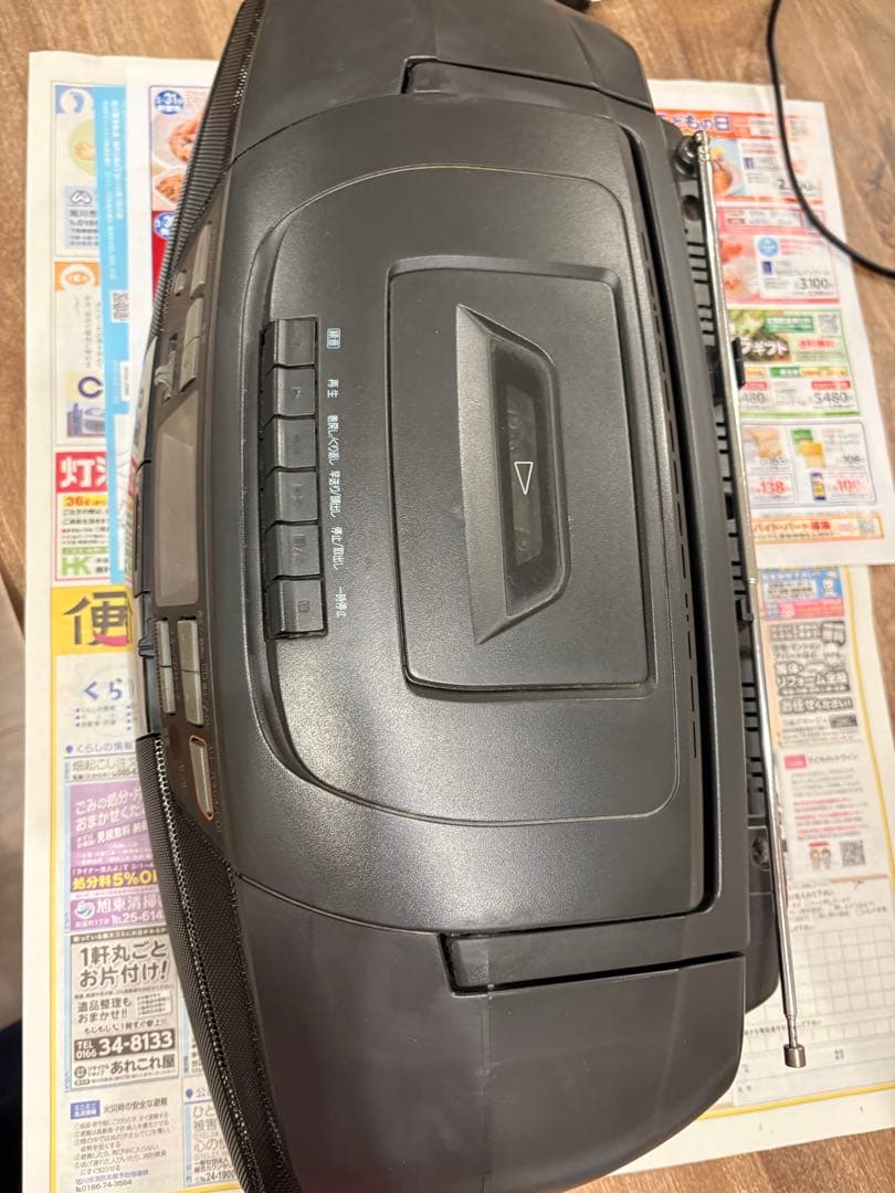 パナソニックRX-DS17 ポータブル ステレオ　ラジカセ　黒