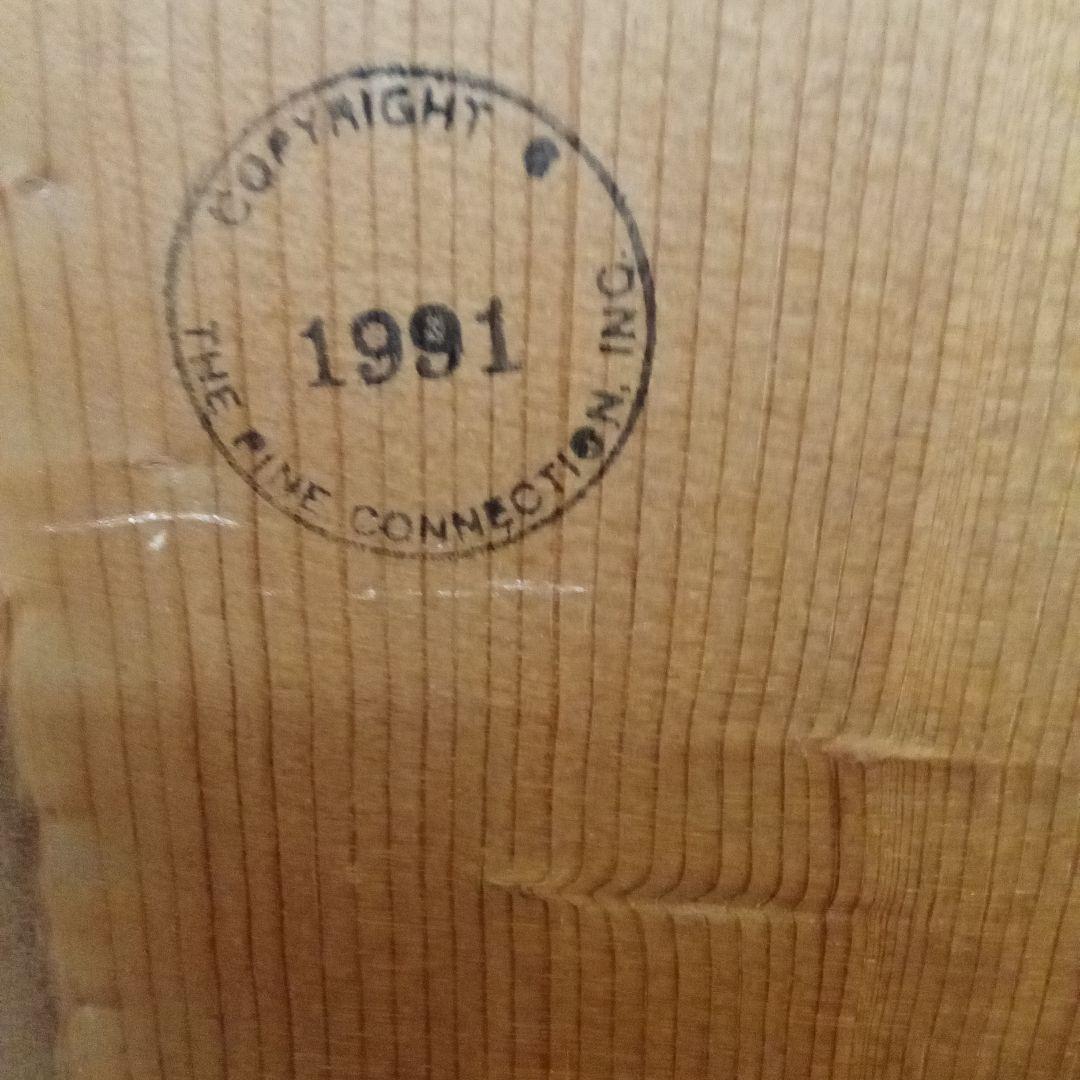 お値下げ木製カレンダー 　 村の風景　アメリカ製　ハンドメイド