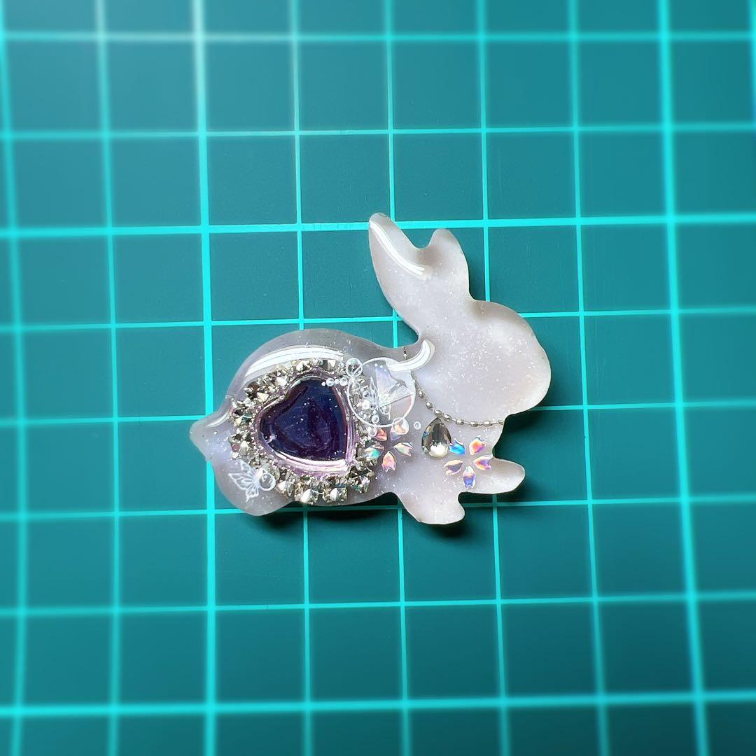 レジン ヘアゴム うさぎ No.862