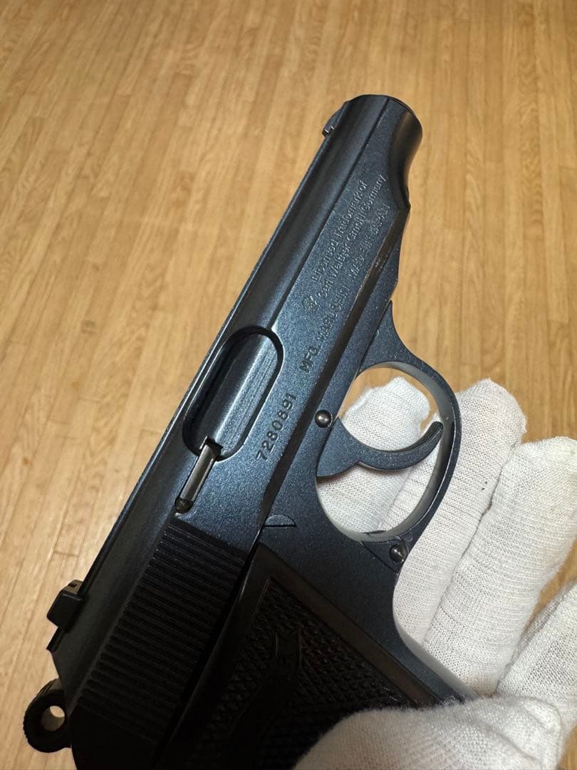 キャロムショット　ワルサーPPK/Sモリブデンブルー　モデルガン