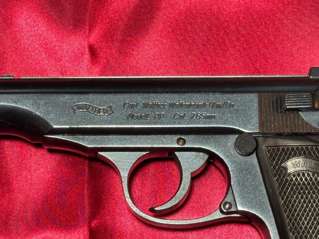 キャロムショット　ワルサーPPK/Sモリブデンブルー　モデルガン