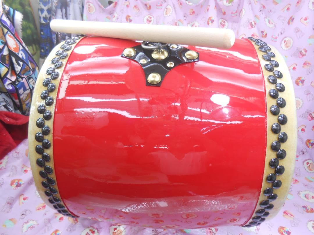☆限定新品未使用(送料無料)28.980円　エイサー大太鼓36cm*40cm撥付