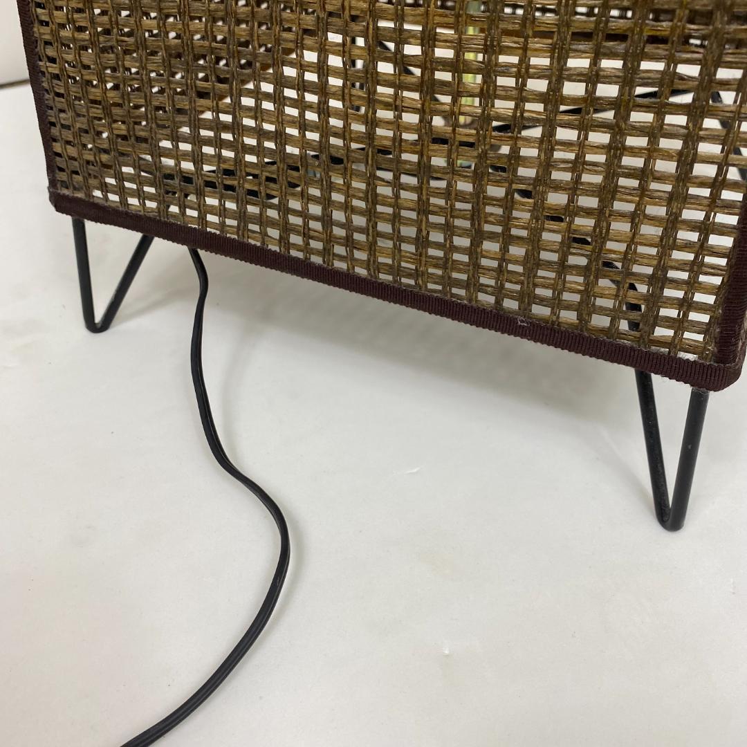 ★フロアスタンドライト 長澤ライティング ウィッカータワー 2灯式 ブラウン