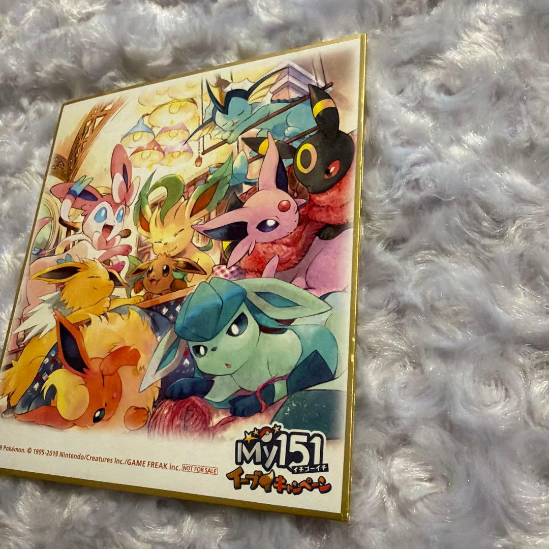 ポケモン　ミニ色紙ブイズ　シークレット