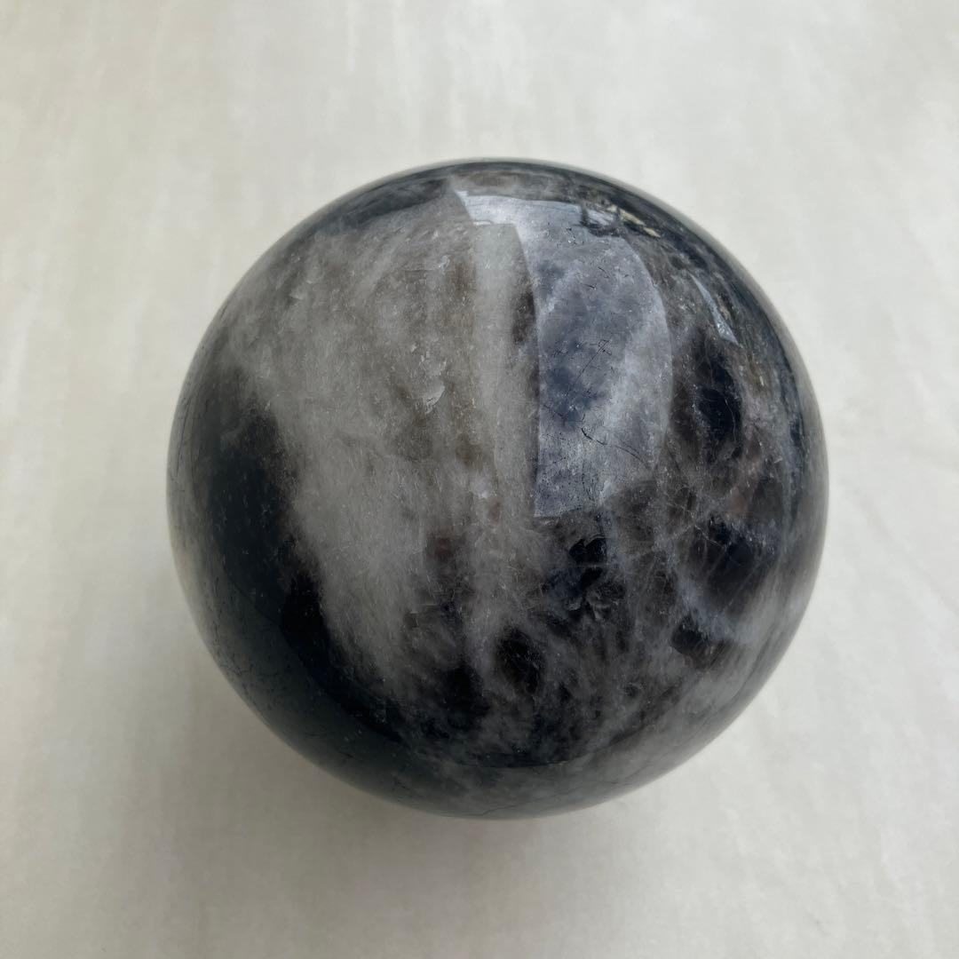 モリオン丸玉　黒水晶　パワーストーン　鑑賞石　天然石　自然石　原石