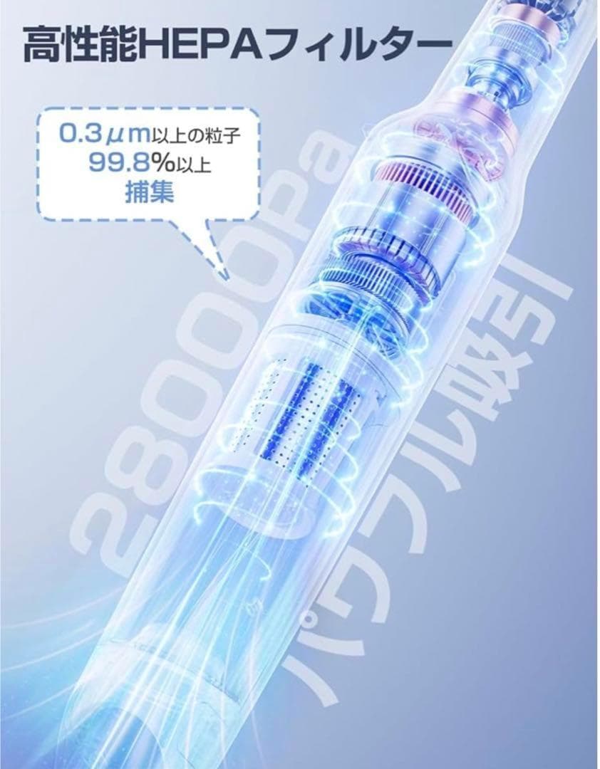 コードレス掃除機 収納スタンド 1台多役 自走式 超軽量 ハンディークリーナ