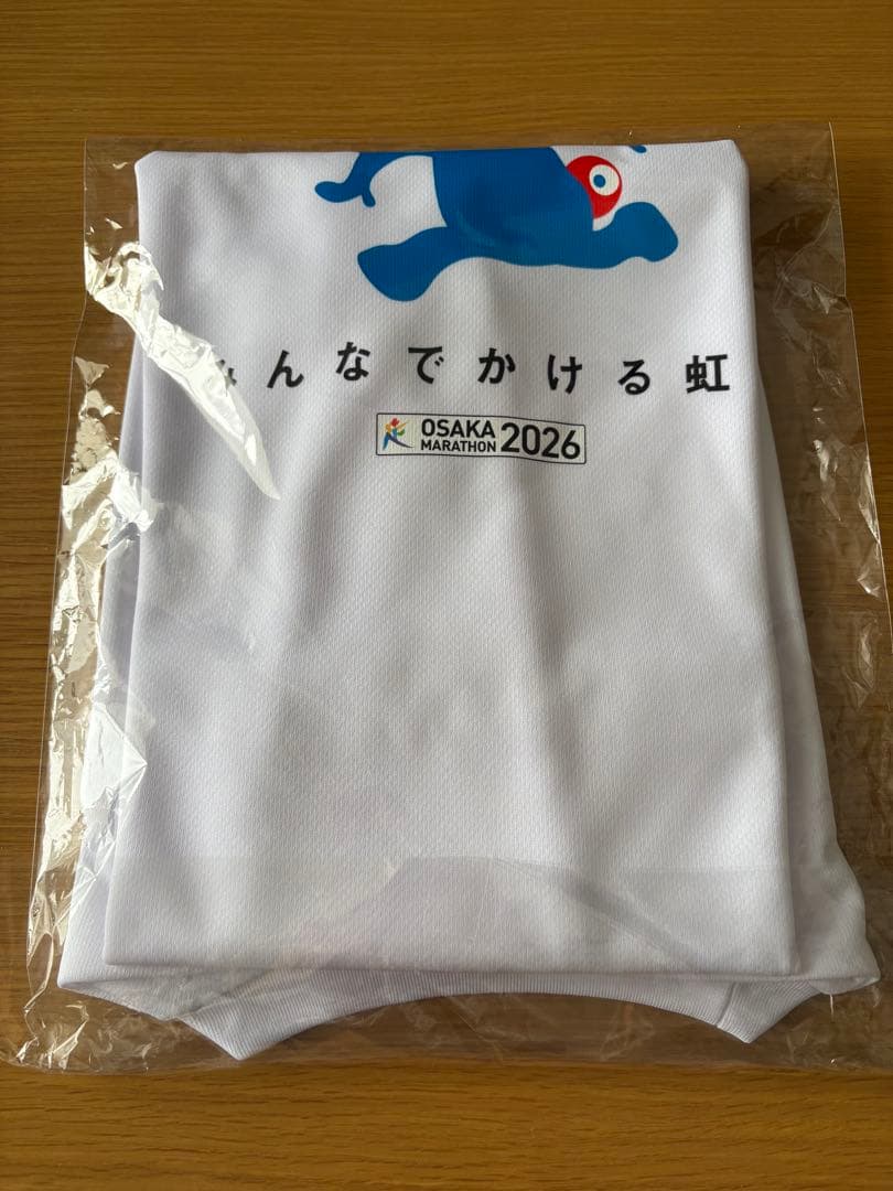 【新品未開封】2026大阪マラソン　ミャクミャク　ソロ　Tシャツ　Mサイズ　速乾