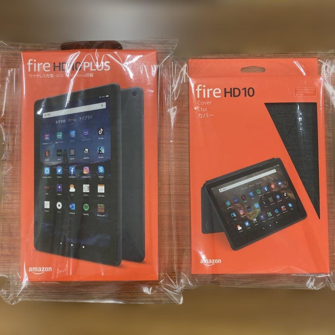 Fire HD 10 Plus 64GB 第11世代 純正カバー付　タブレット