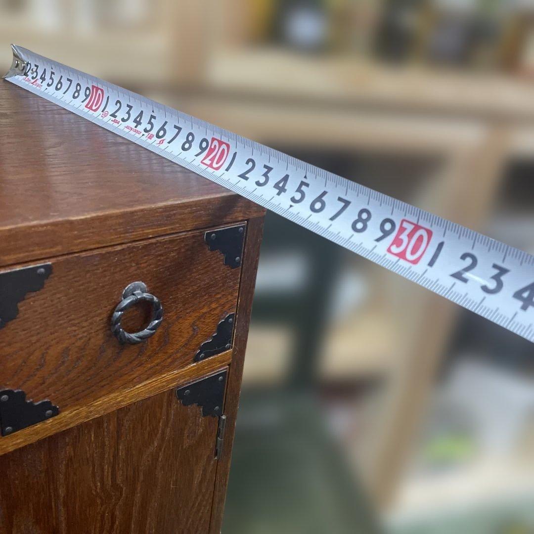 日本アンティーク裁縫箱　和風木製小物収納　小針箱　昭和レトロ　工芸品